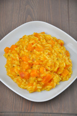 Kürbis Risotto