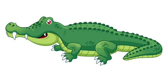 Fototapeta premium illustration of crocodile vector