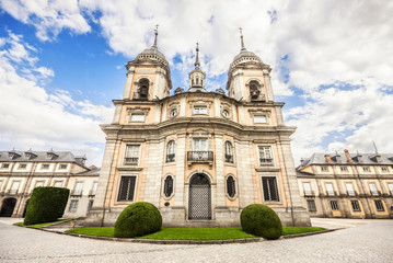 Naklejka premium Royal Palace at La Granja de San Ildefonso in Segovia province,