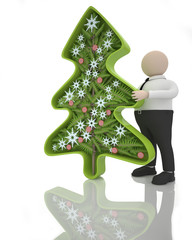 Office scenes. Christmas toys (new year in office)