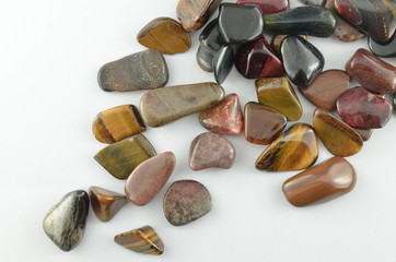 Stones isolated on white background