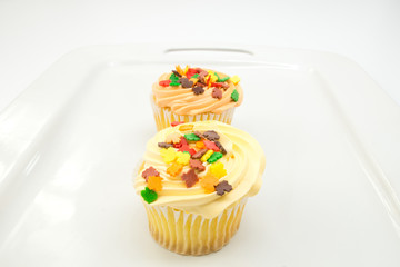 Cupcake autumn decoration