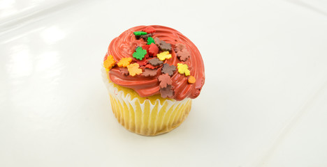Cupcake autumn decoration