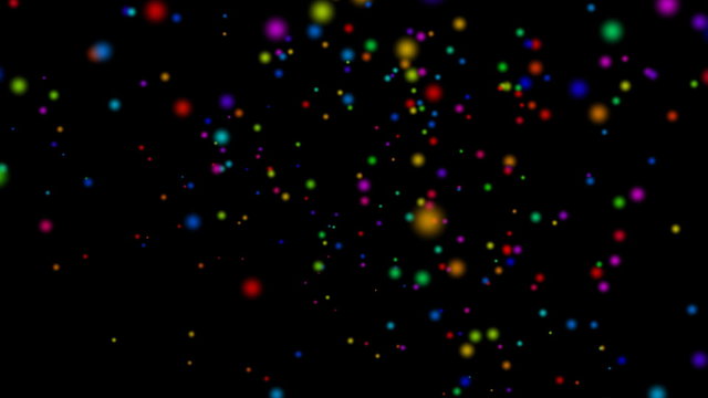 HD Particle Falling Animation