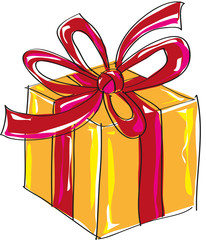 Geschenk Paket Illustration