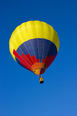 Colorful Hot Air Balloon in Flight
