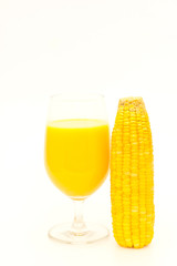 Corn with corn juice