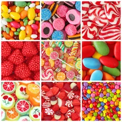 Afwasbaar Fotobehang Snoepjes Snoepgoed