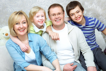 Obraz premium Happy family