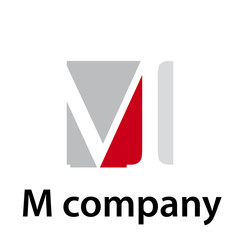 Vector Logo initial letter M