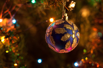 Fototapeta na wymiar Christmas-tree decorations
