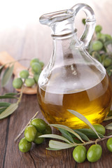 cooking oil and olive