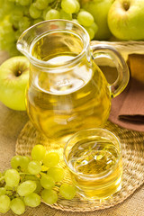 Grape and apple juice