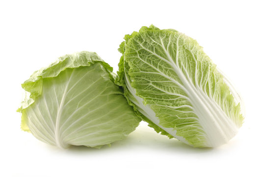 Pair of fresh cabbage