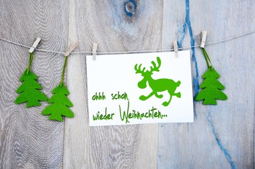 ohhh schon wieder Weihnachten