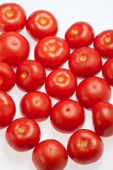 Fresh Tomatoes isolated on white