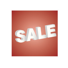 vector red layout "sale" wording