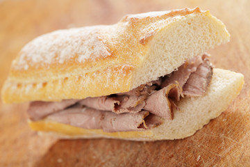 Roast beef sandwich