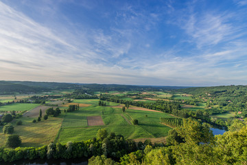 Fototapeta na wymiar panoramiczny widok z kopuły Dordogne