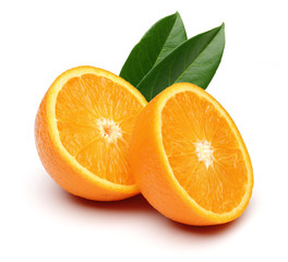Fresh Two half orange