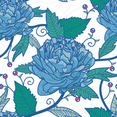 Seamless floral texture