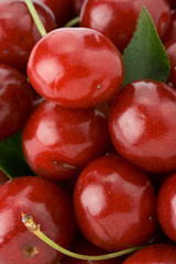 sweet cherry as background