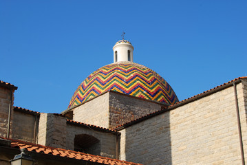 Fototapeta na wymiar Kościół Olbia - Sardynia - Włochy - 485