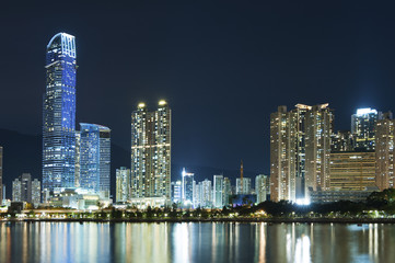Fototapeta na wymiar Hong Kong Night City