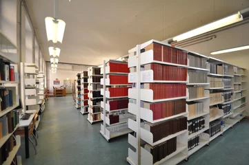 Printed roller blinds Library Universitäts Bibliothek