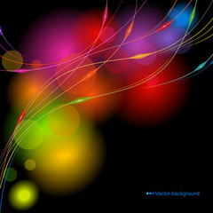 Abstract fulcolor background