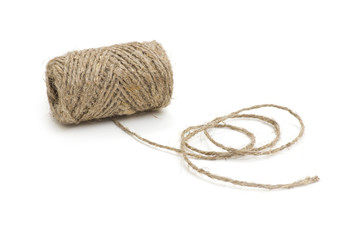 Ball of gray yarn