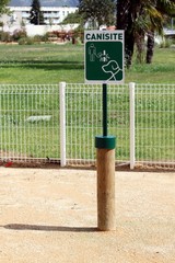 Canisite : espace réservé aux chiens