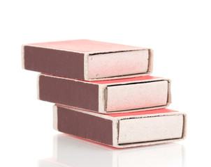 matches isolated on white