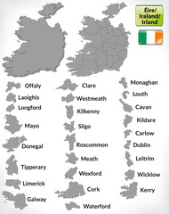 karte von Irland