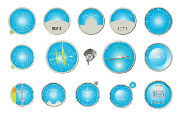 Aircraft dashboard instruments