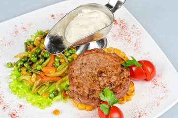 Beef steak meat