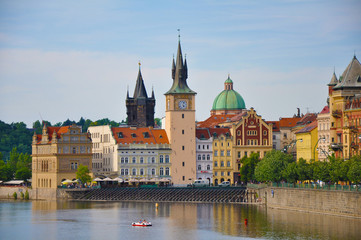 Obraz premium Moldau in Prag