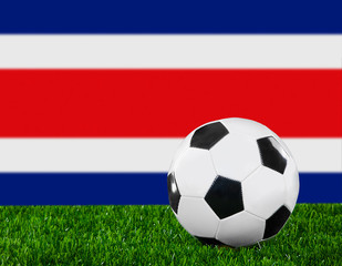 Fototapeta premium The Costa Rica flag