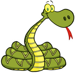 Snake Cartoon Character
