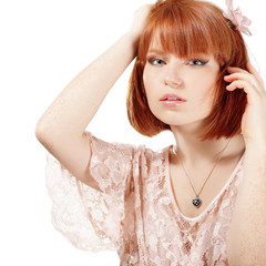 portrait of young beautiful woman