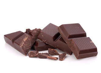 Chopped chocolate  bars