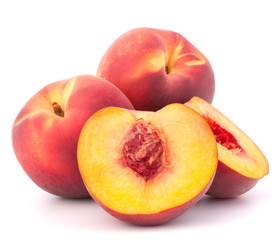 Ripe peach fruit