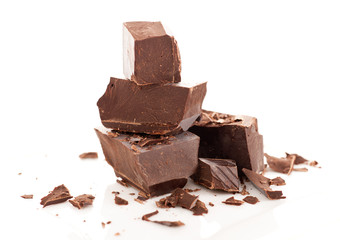 Chocolate pieces