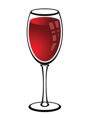 glass of red wine
