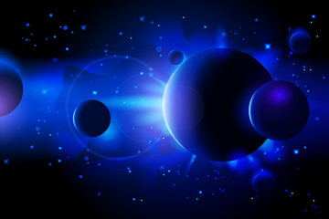 Abstract Deep Space Background