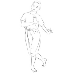 The Thai national dances
