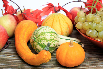 herbstliche Dekoration, pumpkins