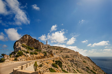 Formentor Lighthouse in Majorca, Spain
