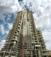 skyscraper under construction