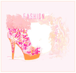 shoes vintage poster